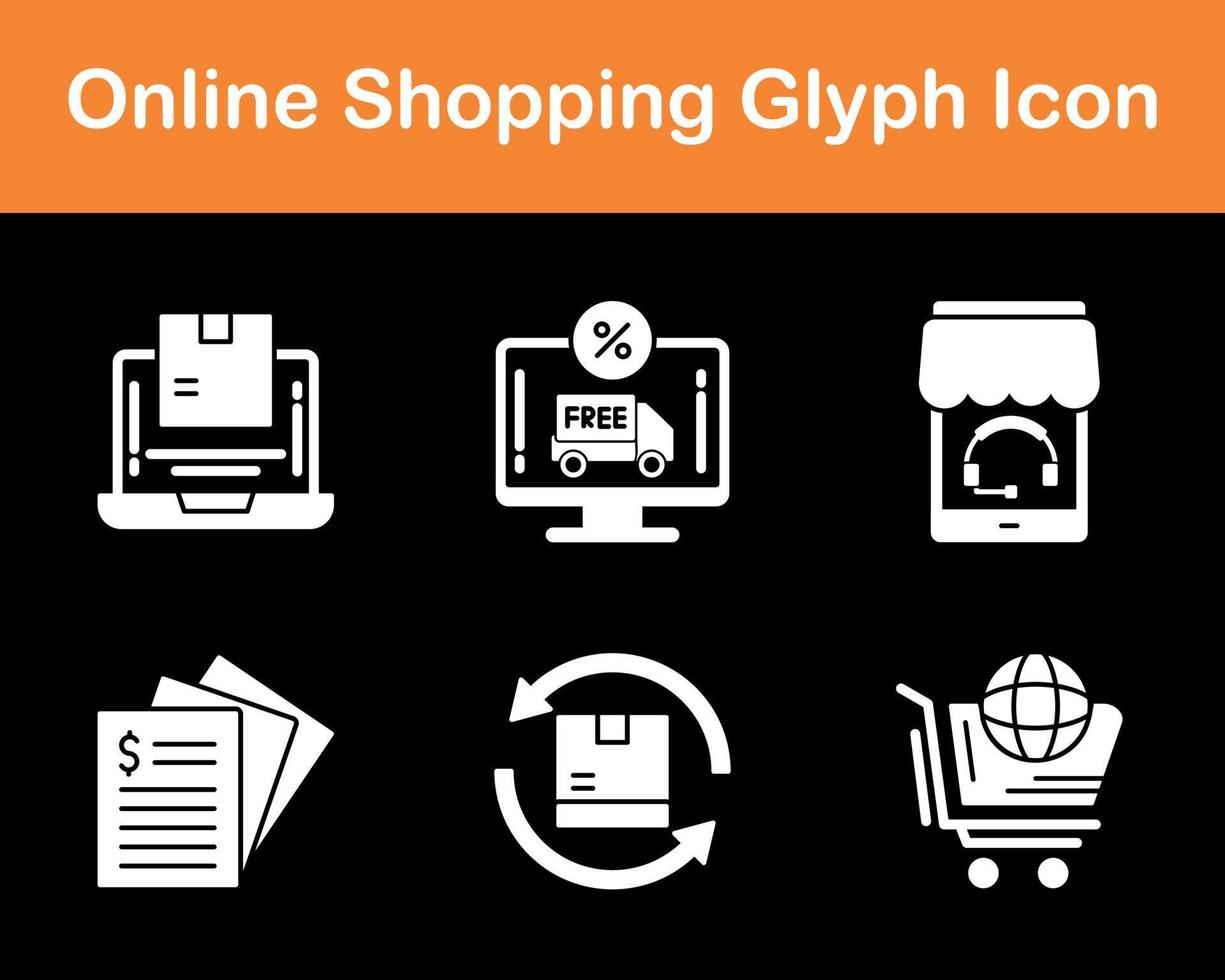 Online Shopping Vector Icon Set