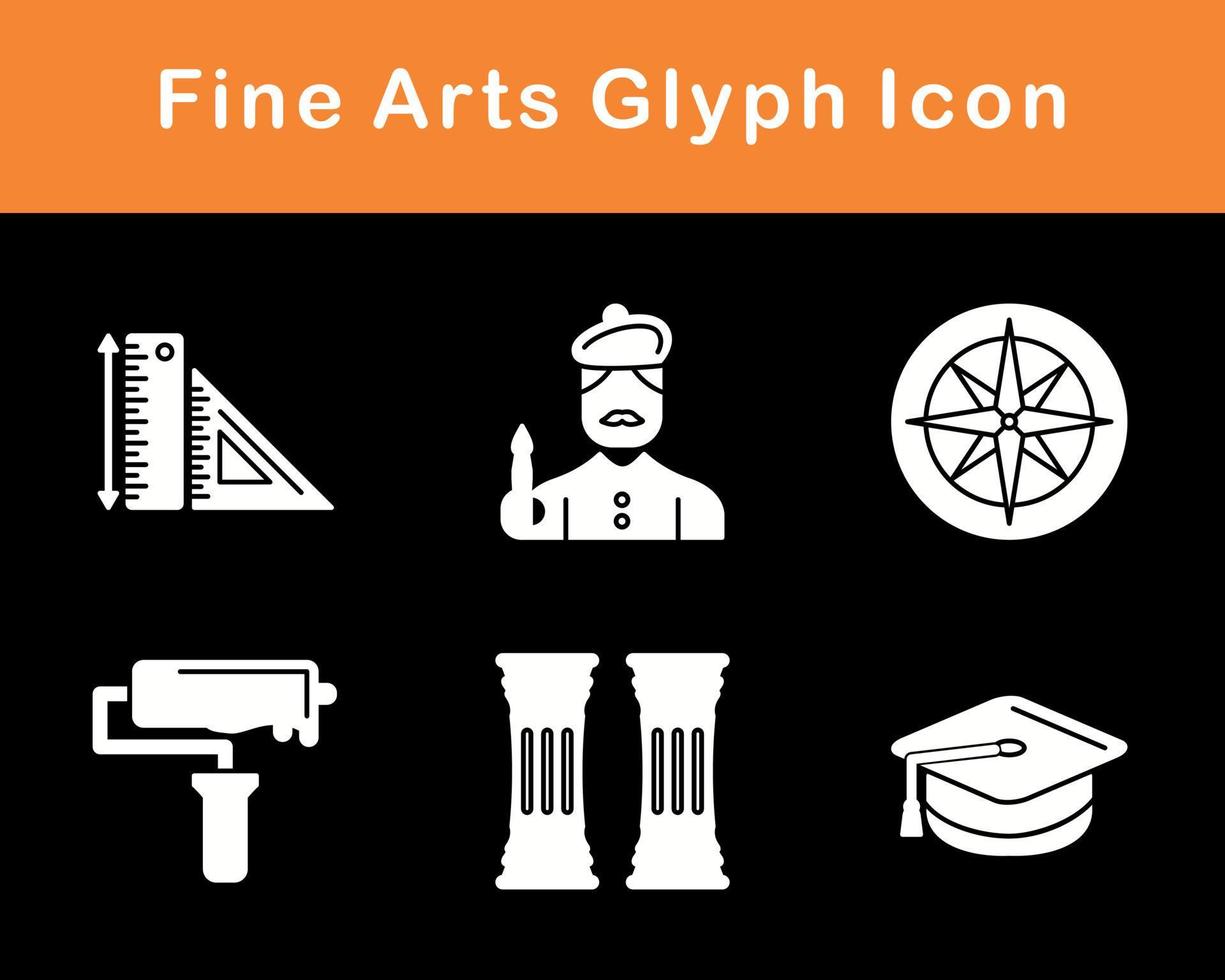 Fine Arts Vector Icon Set