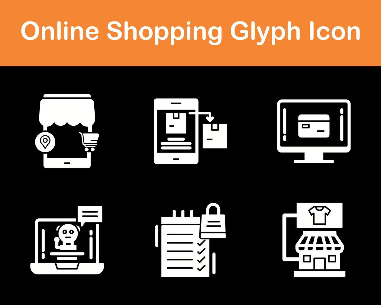 Online Shopping Vector Icon Set