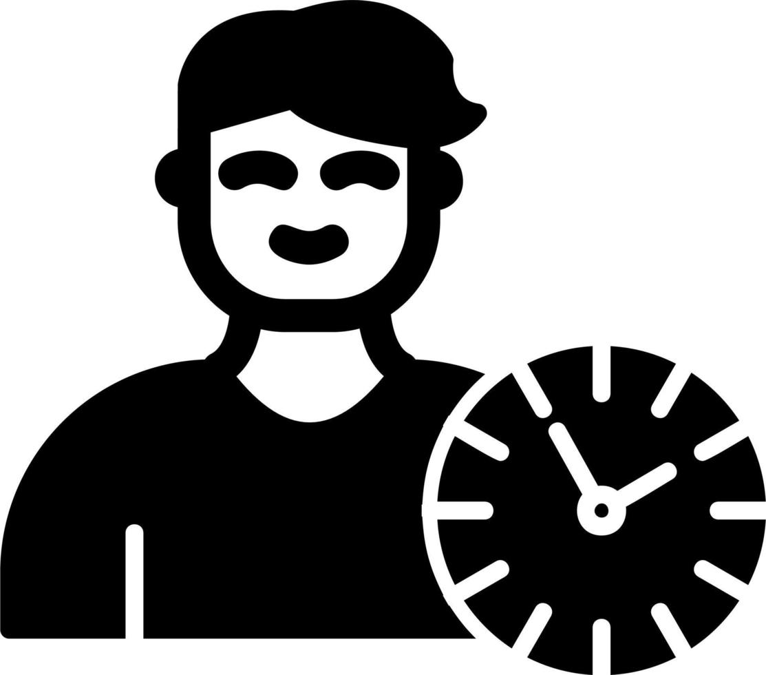 icono de vector de gestión de tiempo