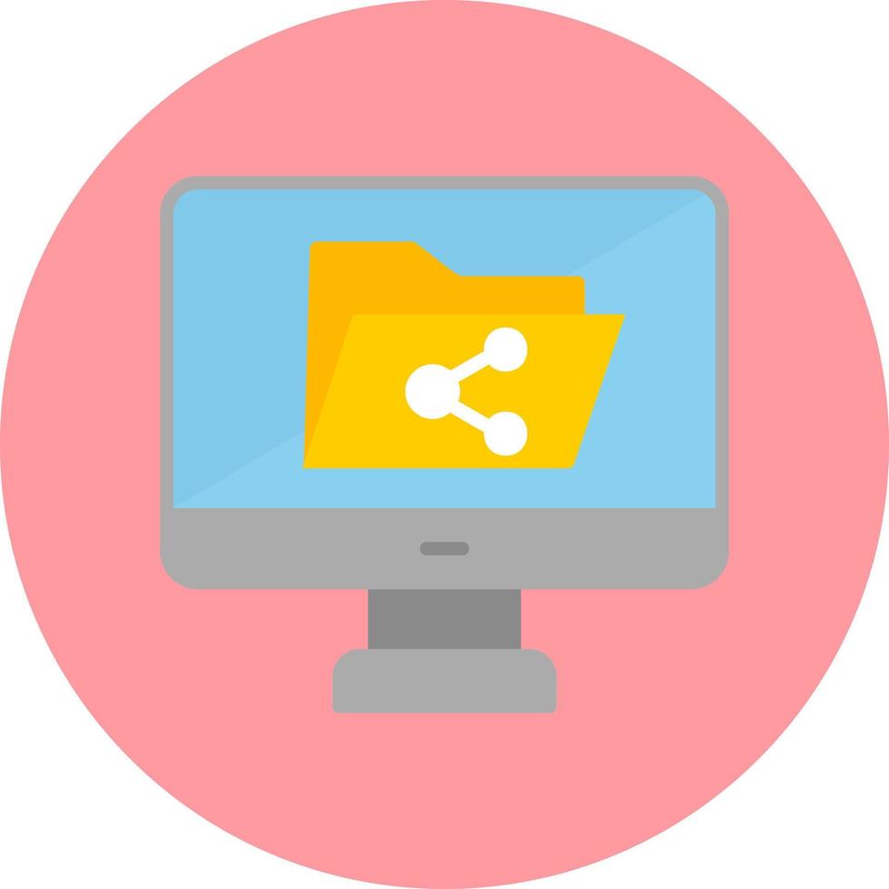 File Sharing Vector Icon