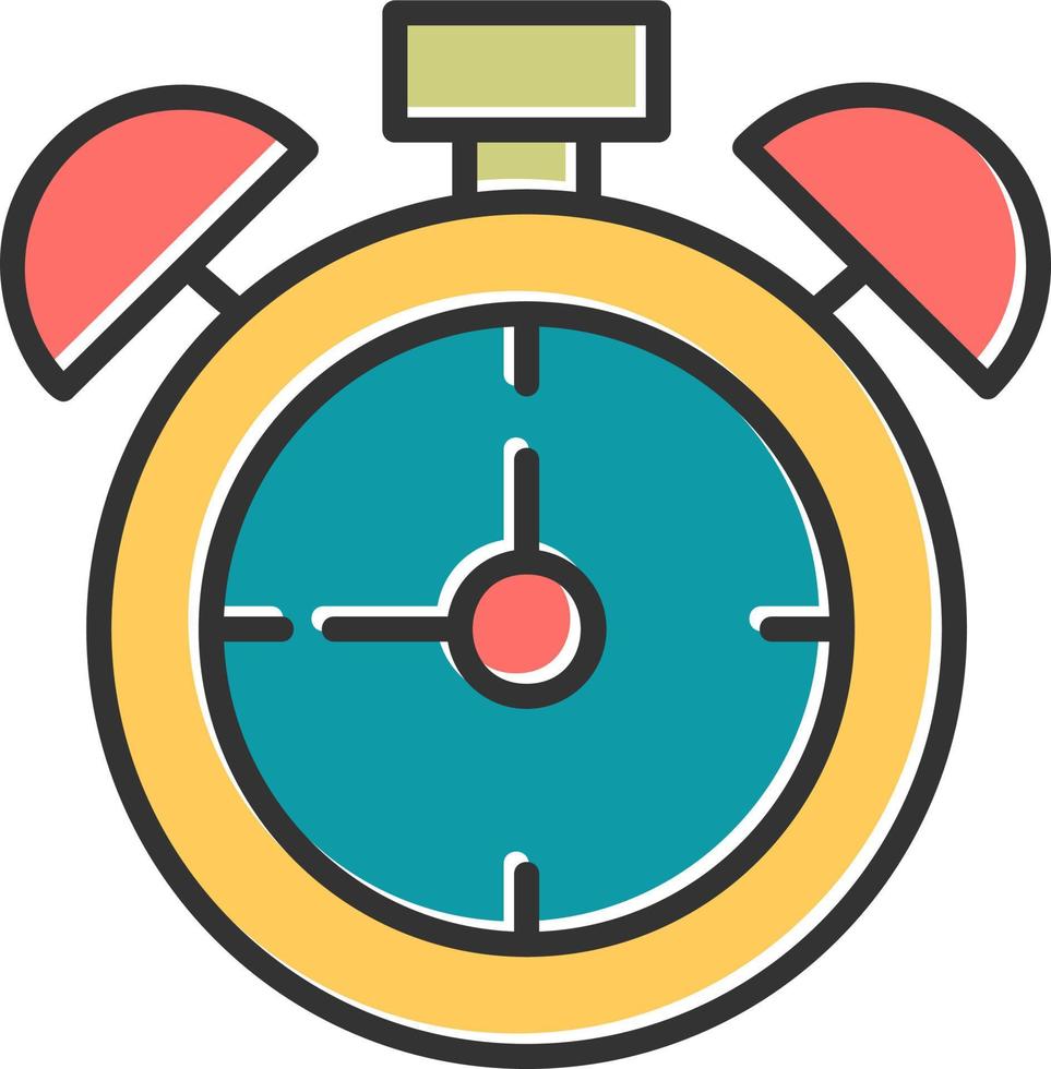 Alarm Clock Vector Icon 20259854 Vector Art at Vecteezy