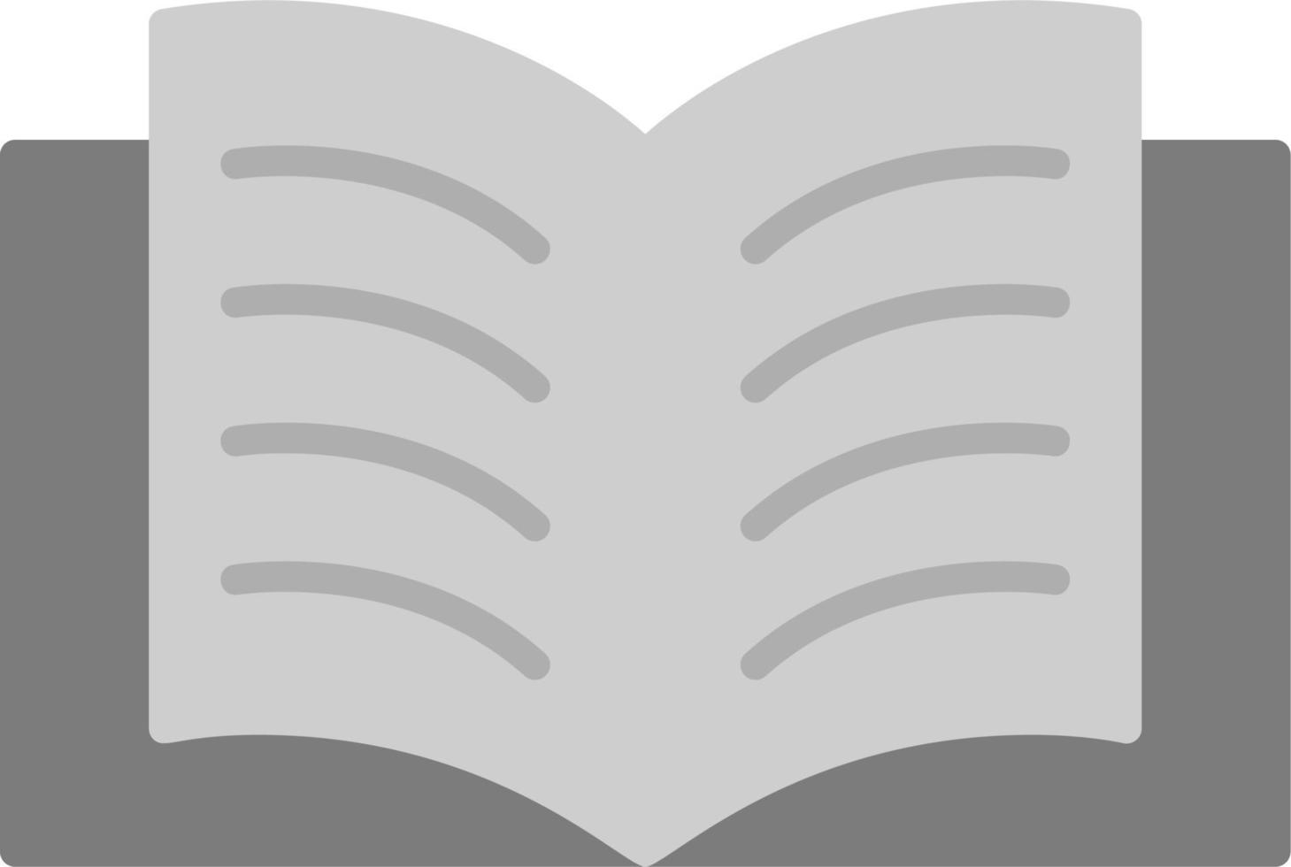 Open Book Vector Icon