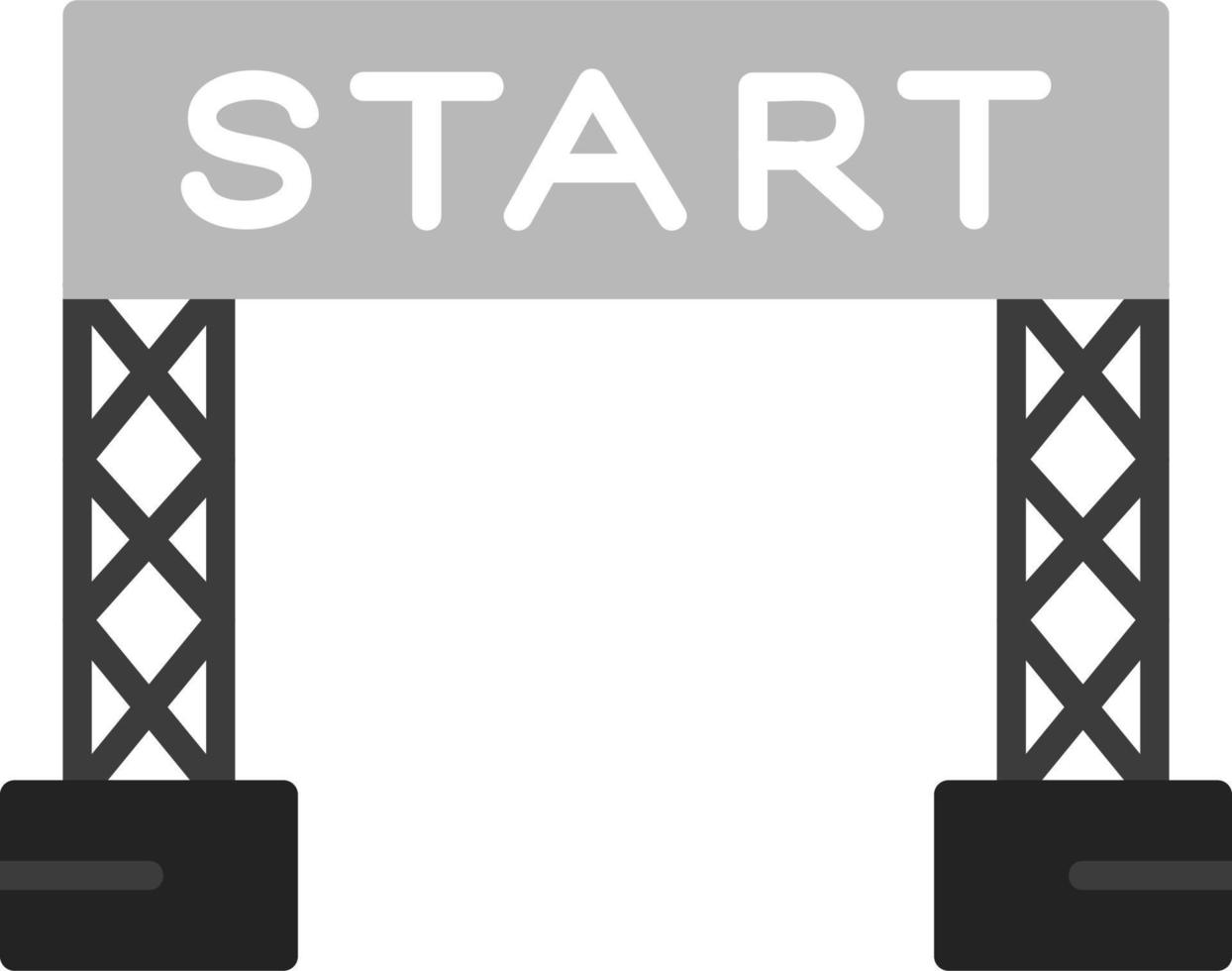 Start Line Vector Icon