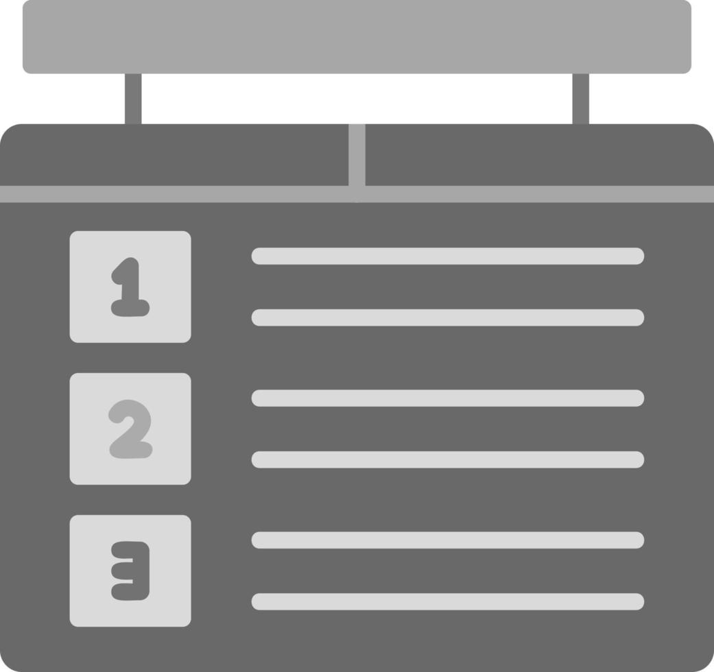 Score Board Vector Icon