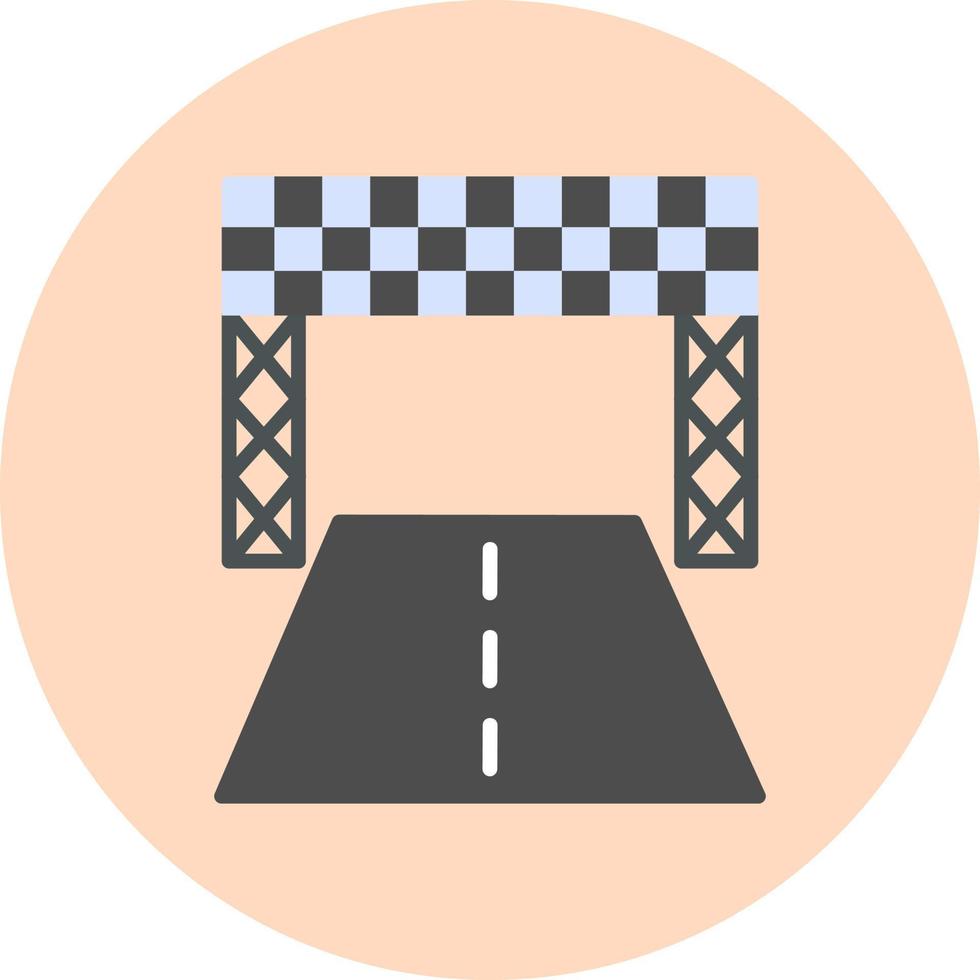 Racetrack Vector Icon