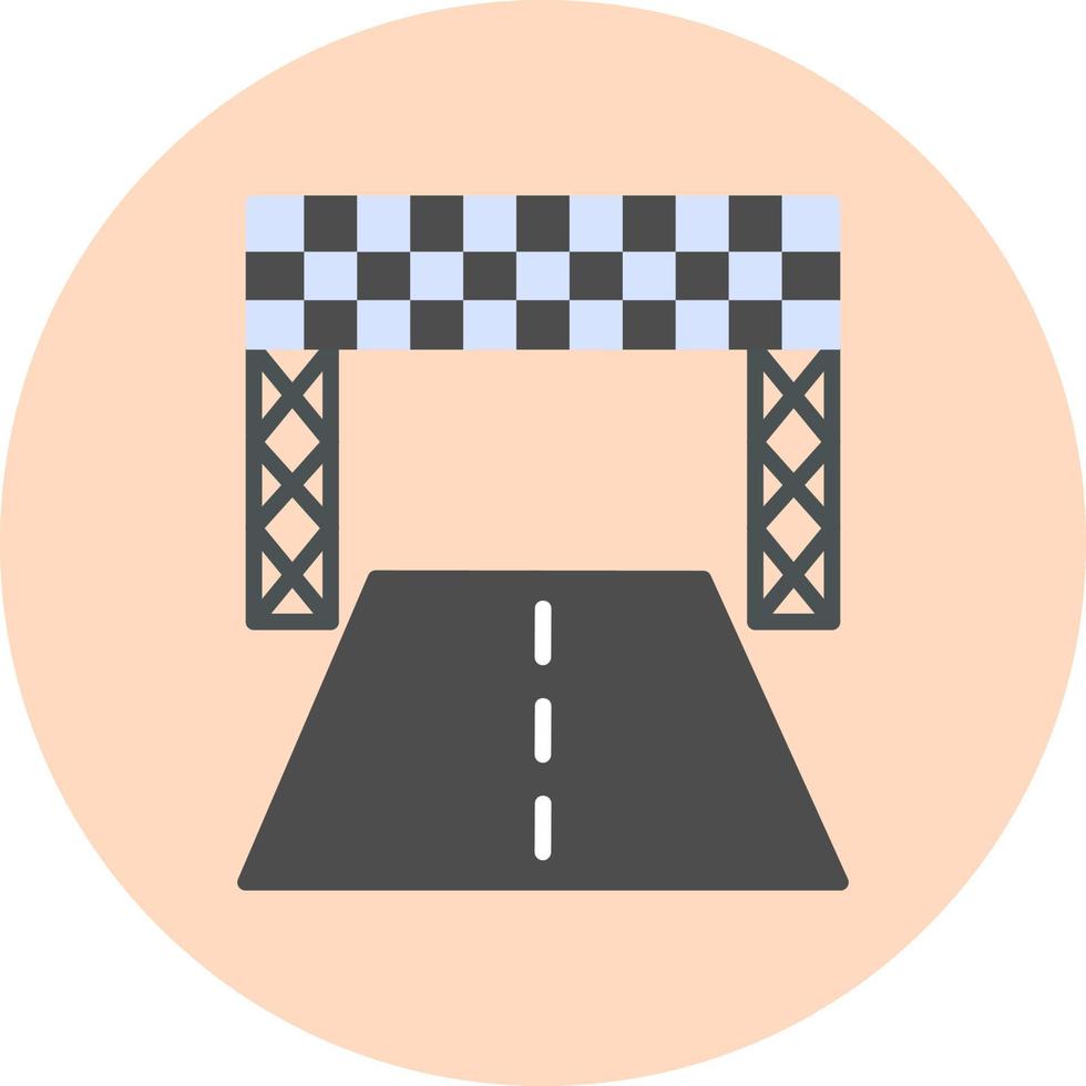 Racetrack Vector Icon