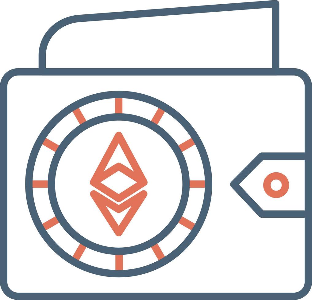 Ethereum Wallet Vector Icon