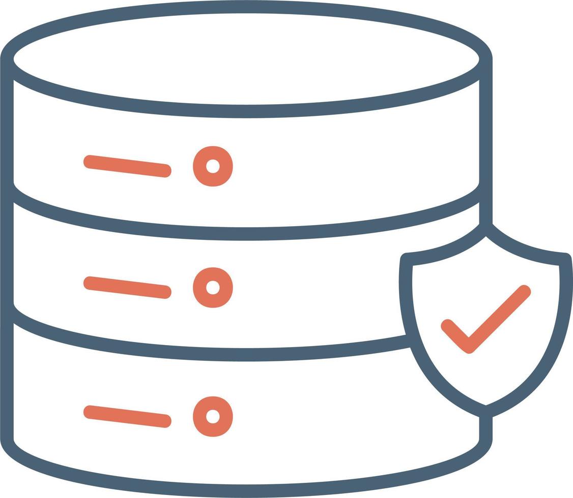 icono de vector de base de datos