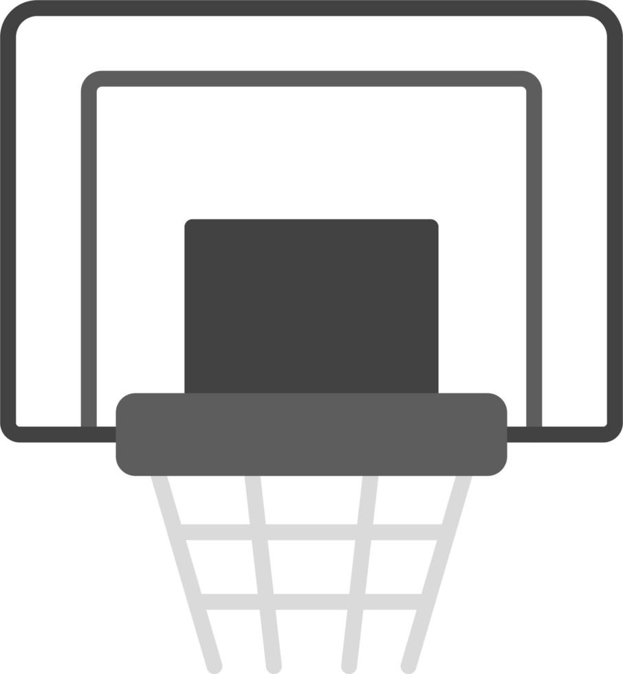 icono de vector de aro de baloncesto