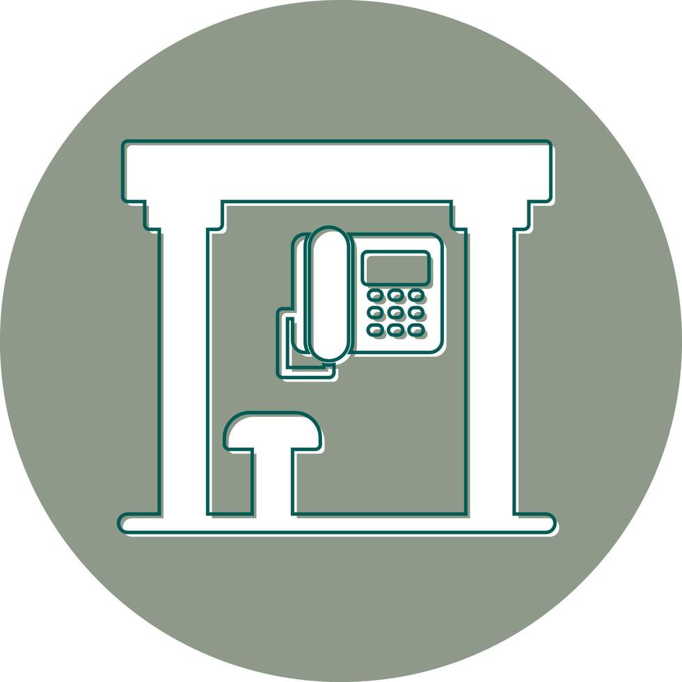 Telephone Box Vector Icon