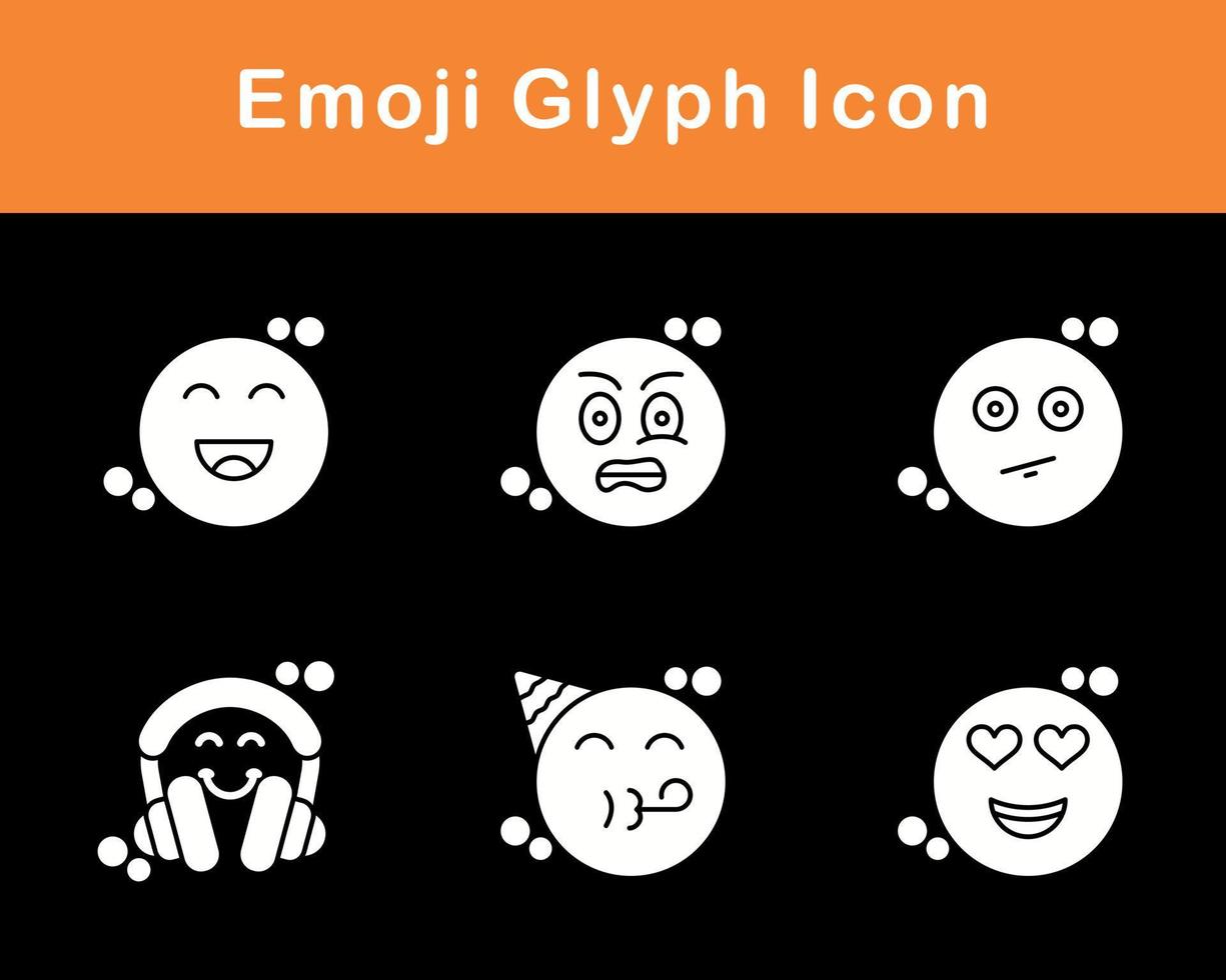 emoji vector icono conjunto