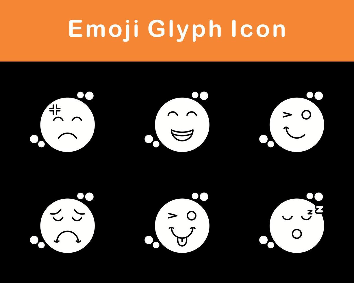 emoji vector icono conjunto