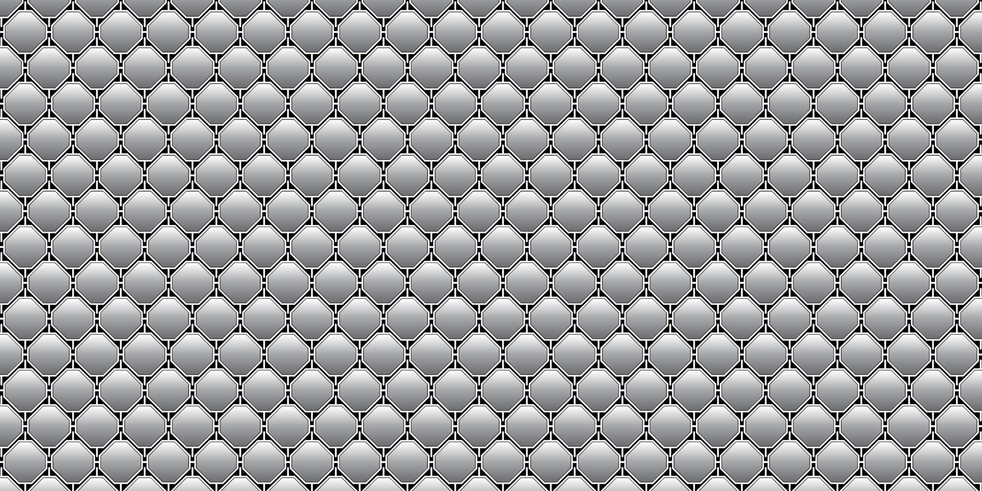 abstract 8 sides hexagon background design vector