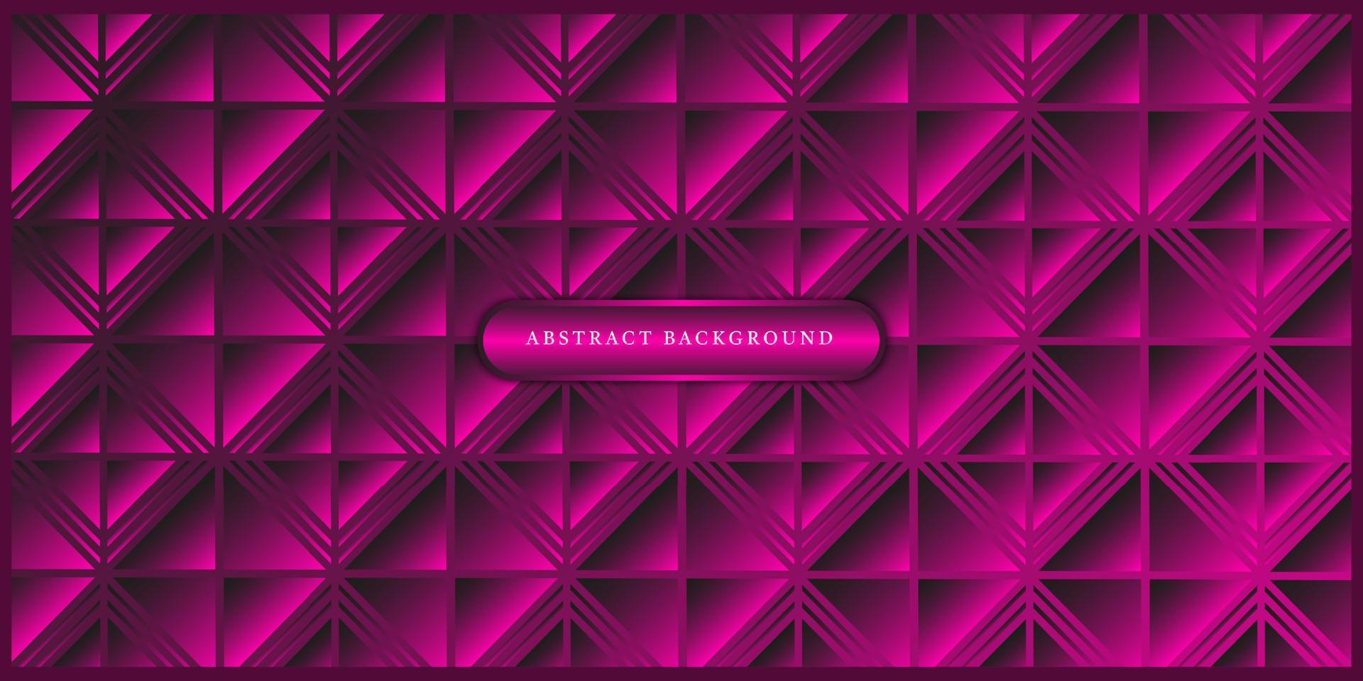 Abstract geometric magenta color background design vector