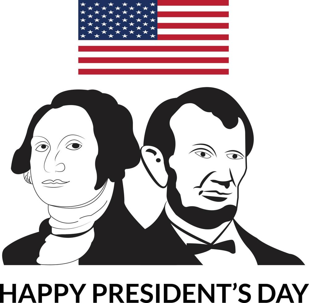 Happy President's Day vector