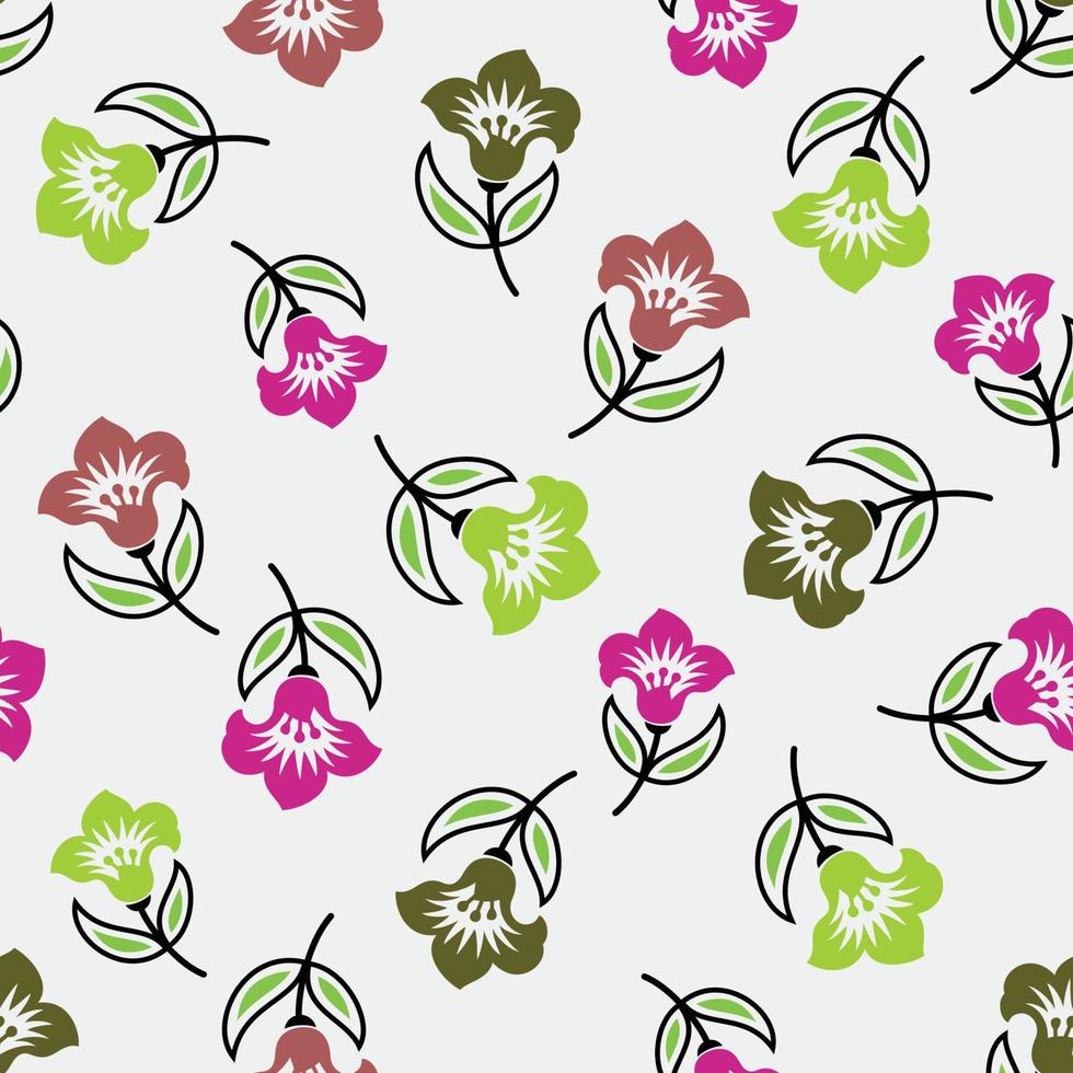 Fashion Fabric Seamless Pattern. Vector art