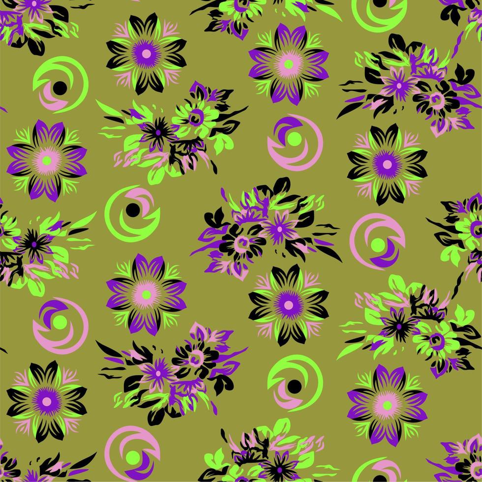 Fashion Fabric Seamless Pattern. Vector art