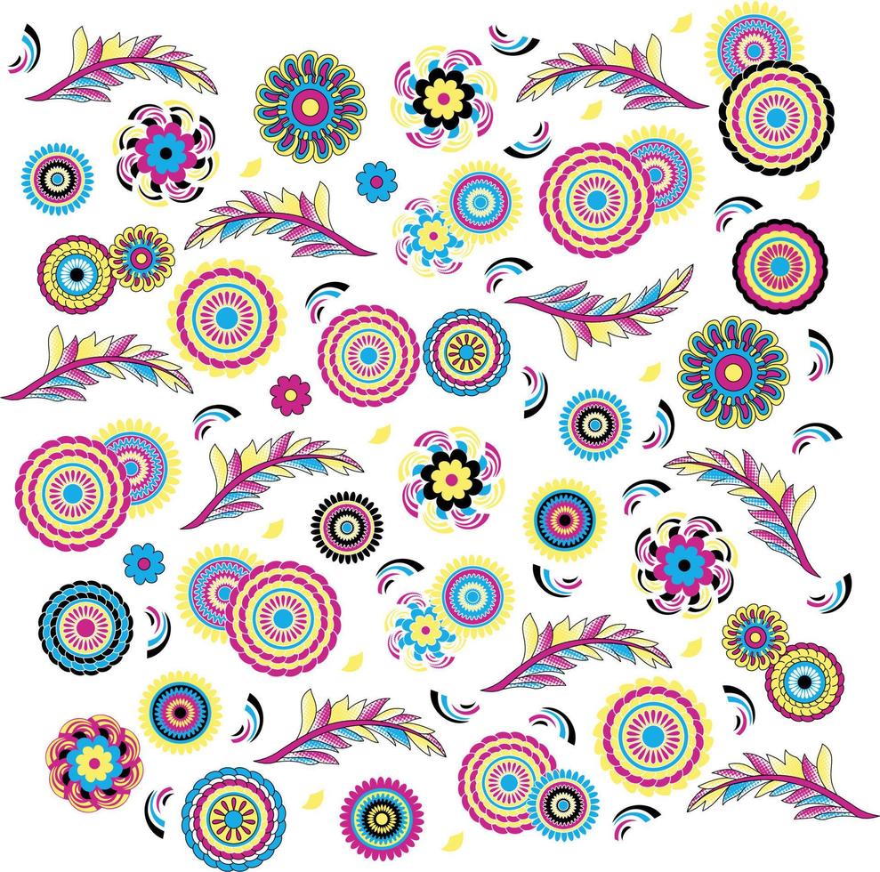 Fashion Fabric Seamless Pattern. Vector art