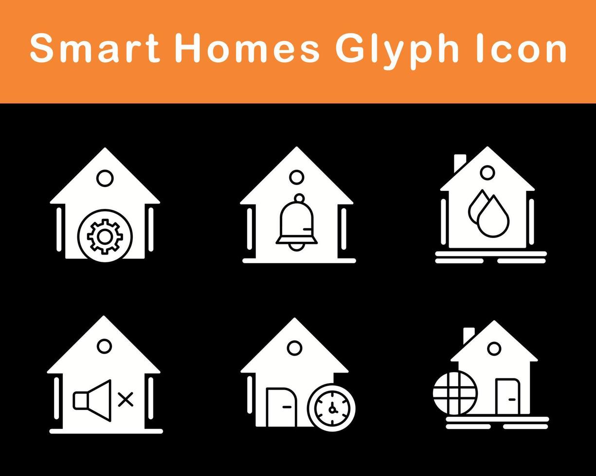 Smart Homes Vector Icon Set