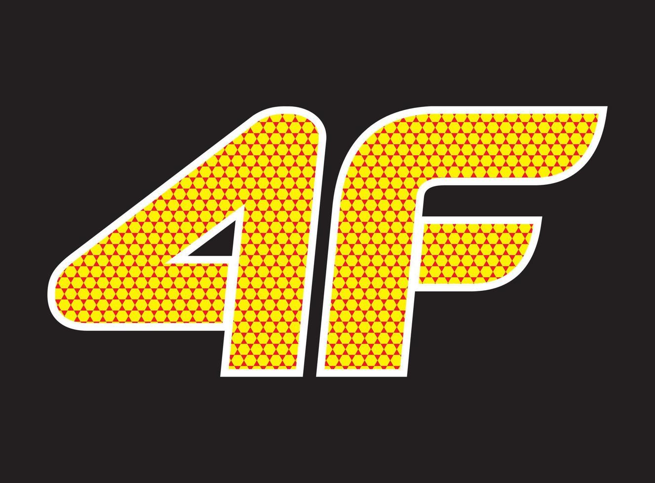 4f t camisa diseño 4f logo de los hombres vector