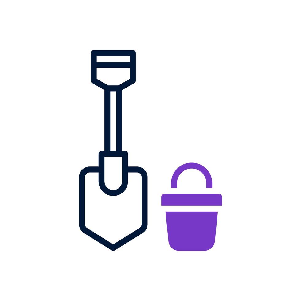 shovel icon for your website design, logo, app, UI. vector