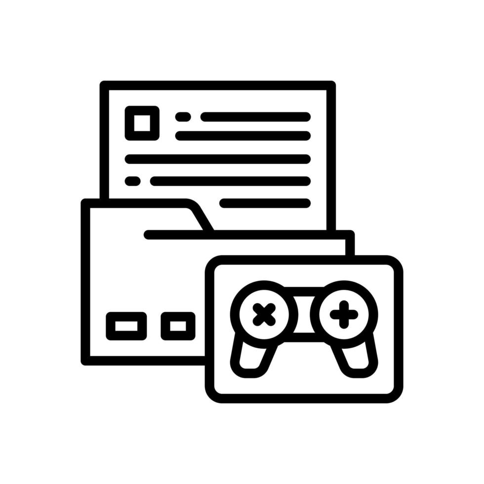 folder icon for your website, mobile, presentation, and logo design. vector
