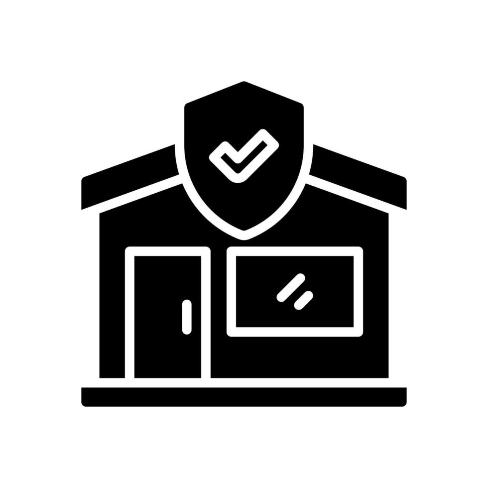 home insurance icon for your website, mobile, presentation, and logo design. vector