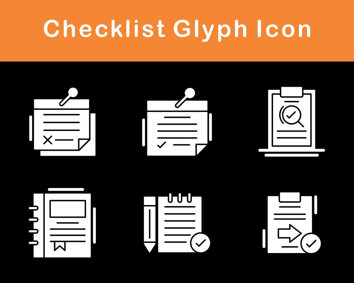 Checklist Vector Icon Set