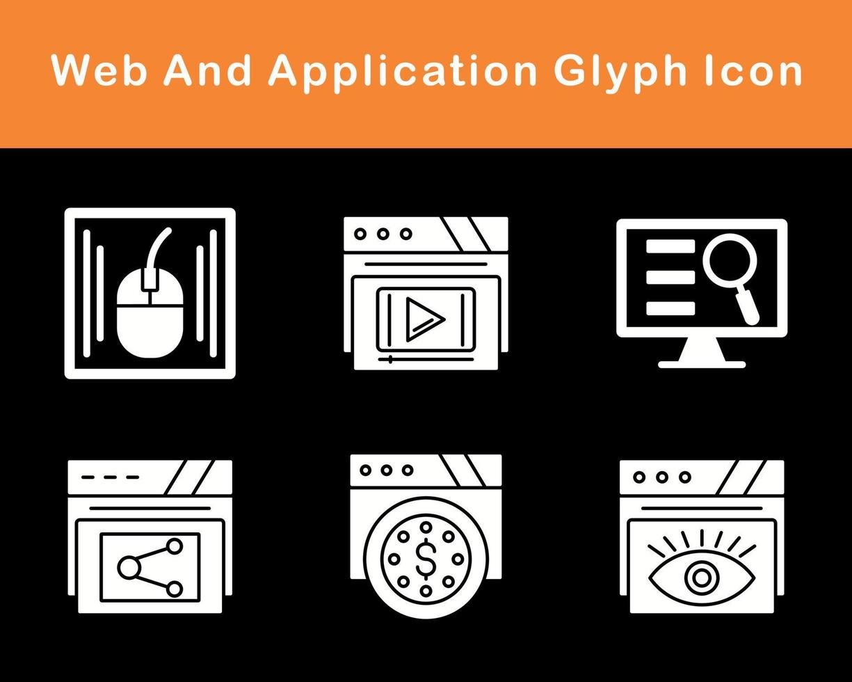 Web And Application Vector Icon Set