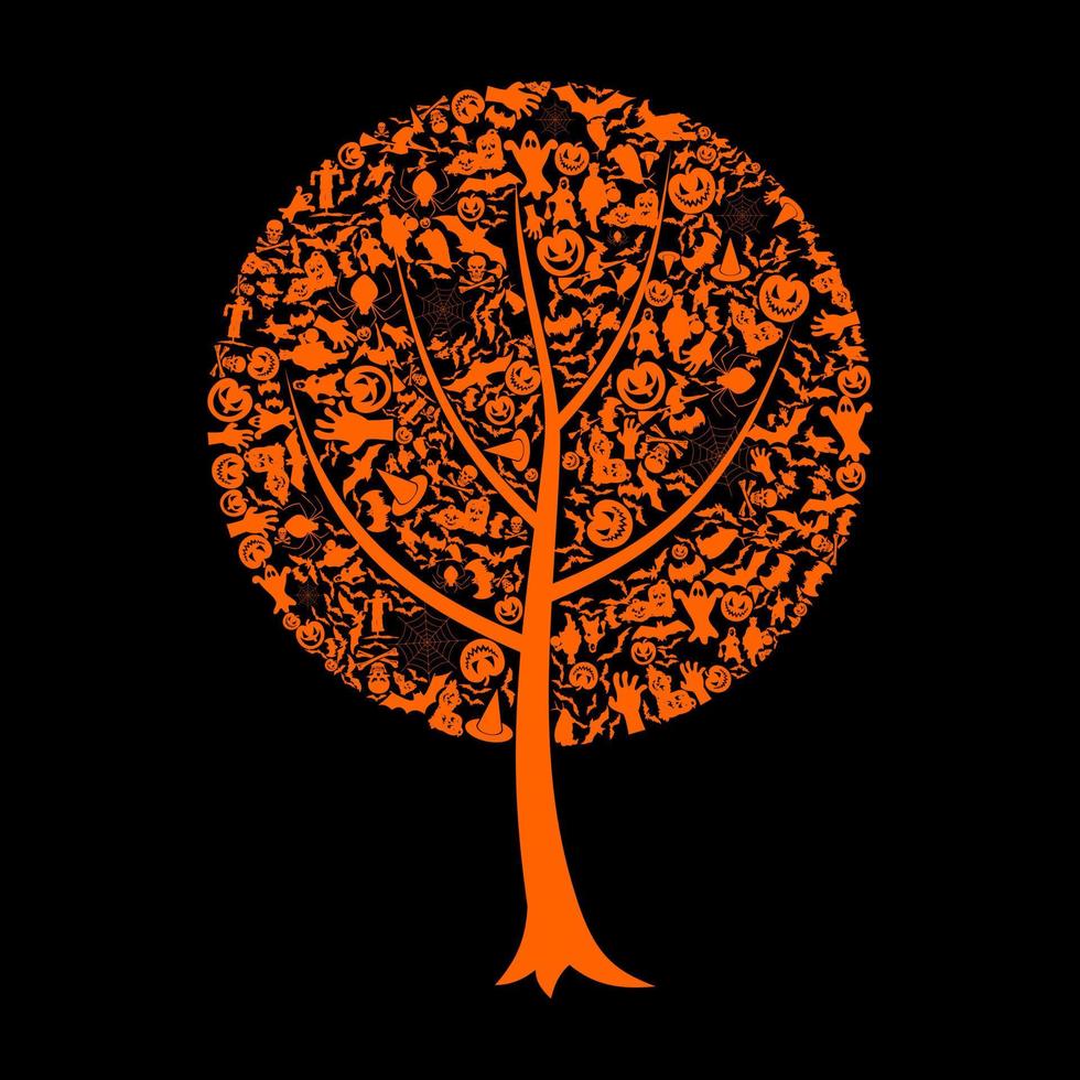 Abstraction on the theme of a tree vector