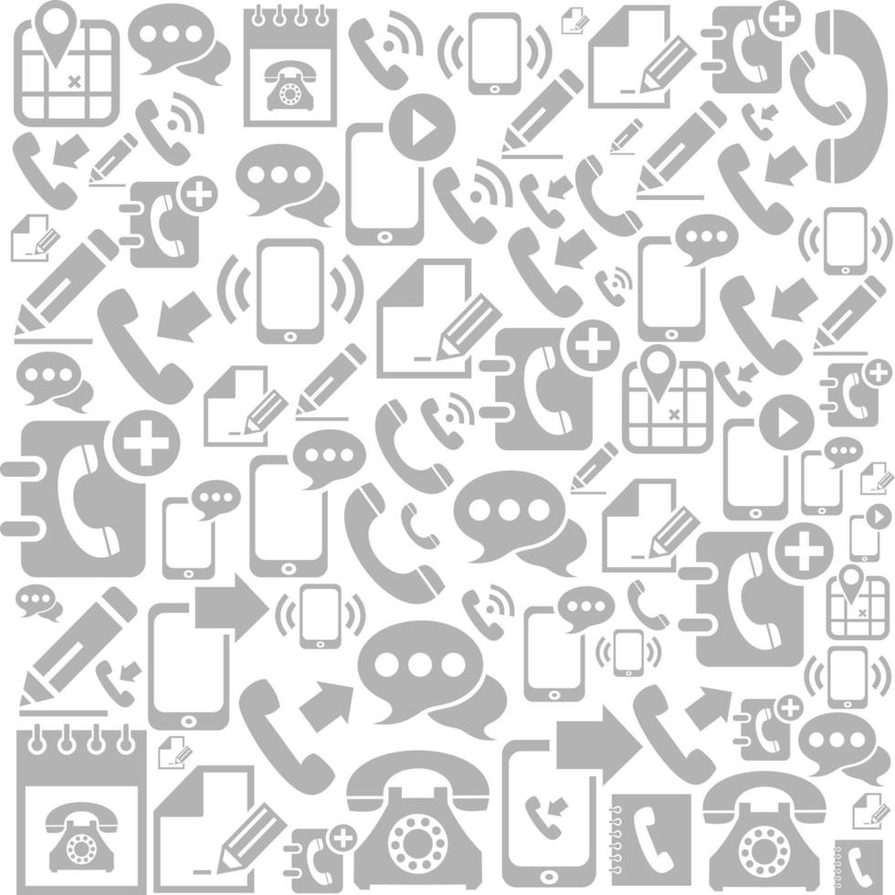 Background made of phone. A vector illustration