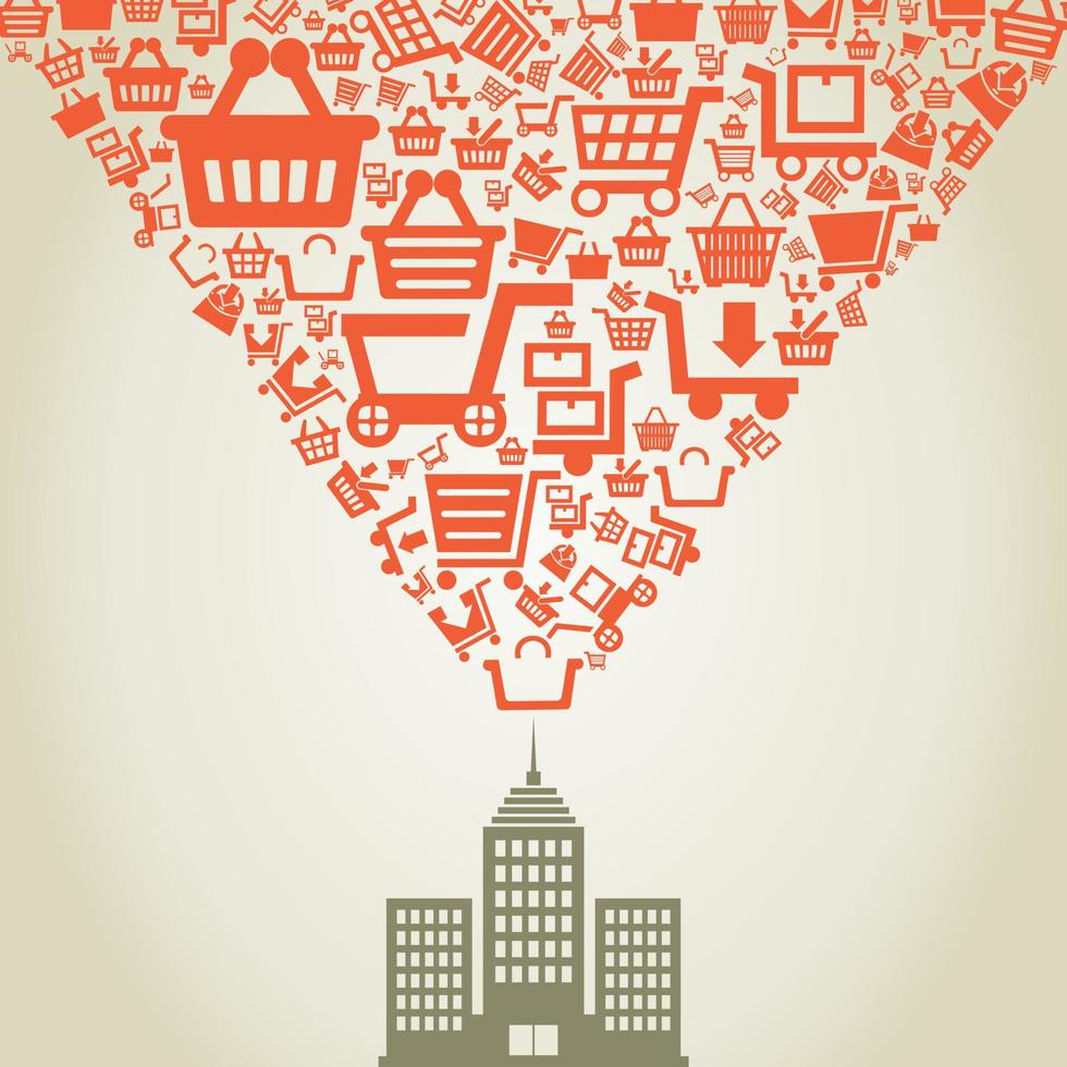 Abstraction on the topic of sale vector