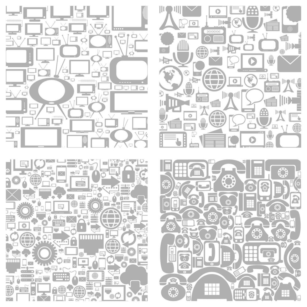 Background made of communications. A vector illustration