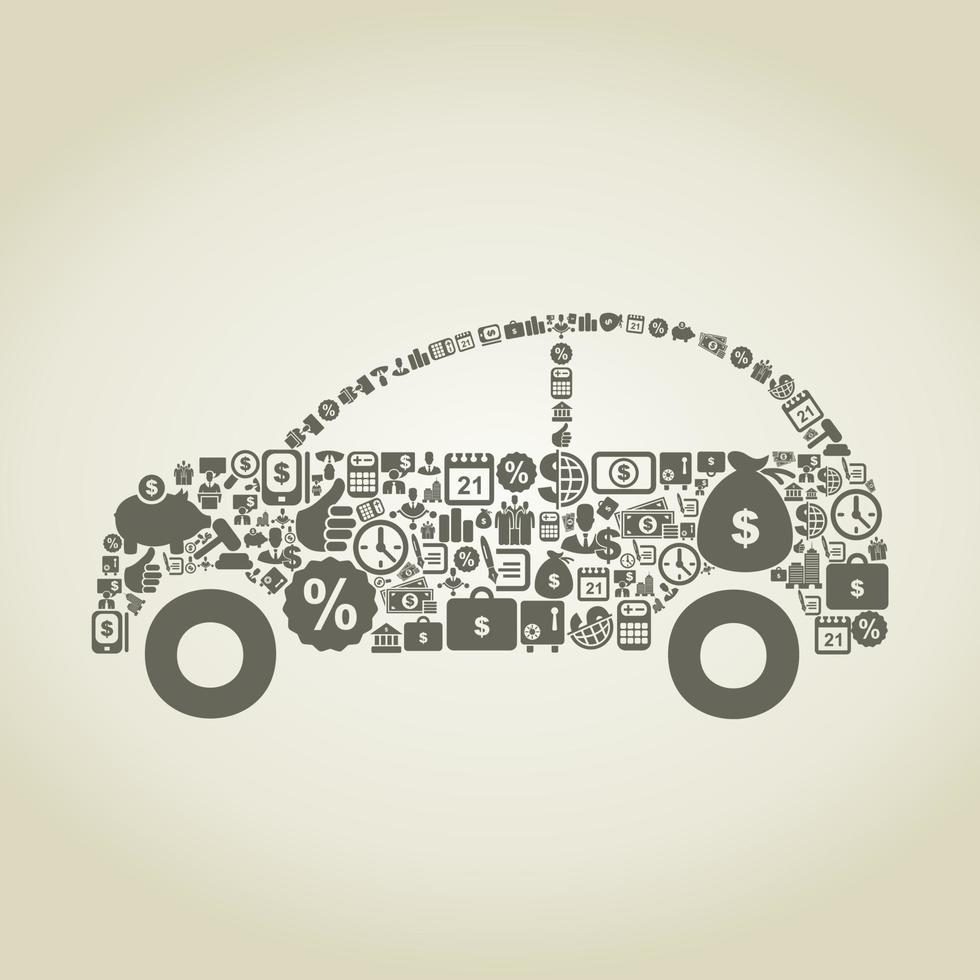 Abstraction on the topic of business vector