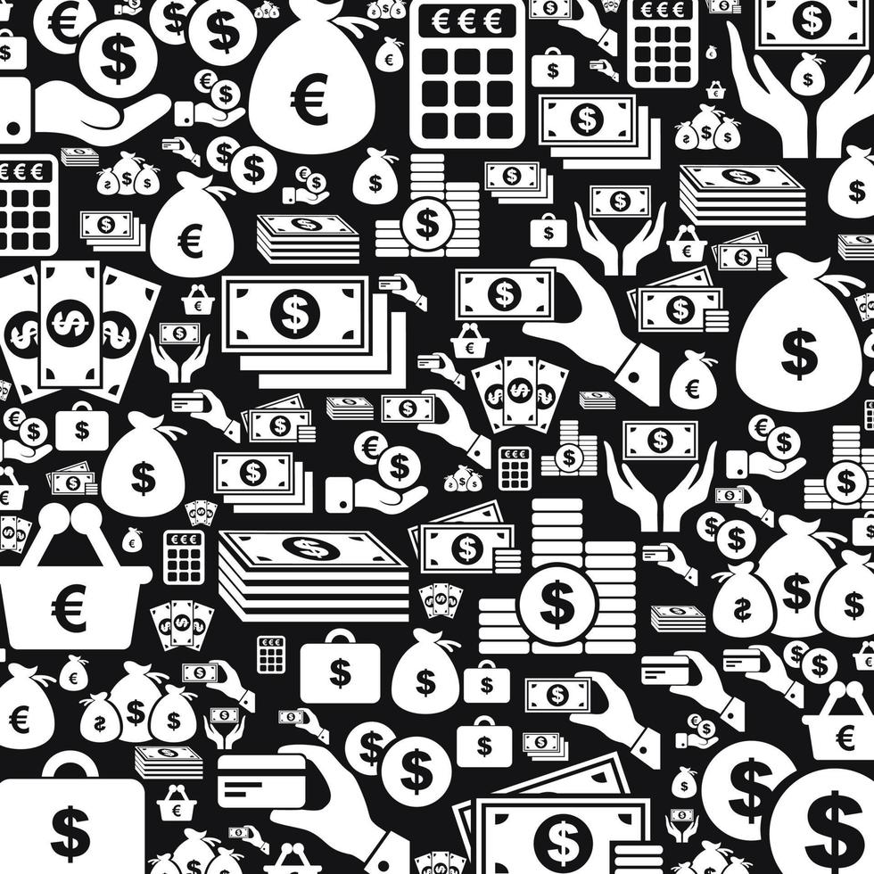 Background on a theme business. A vector illustration