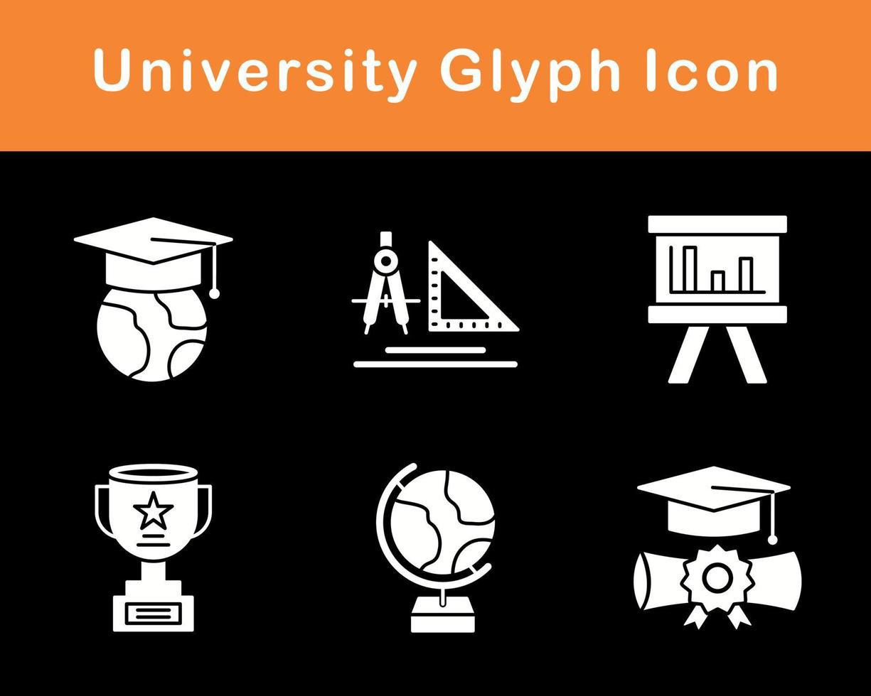 university Vector Icon Set