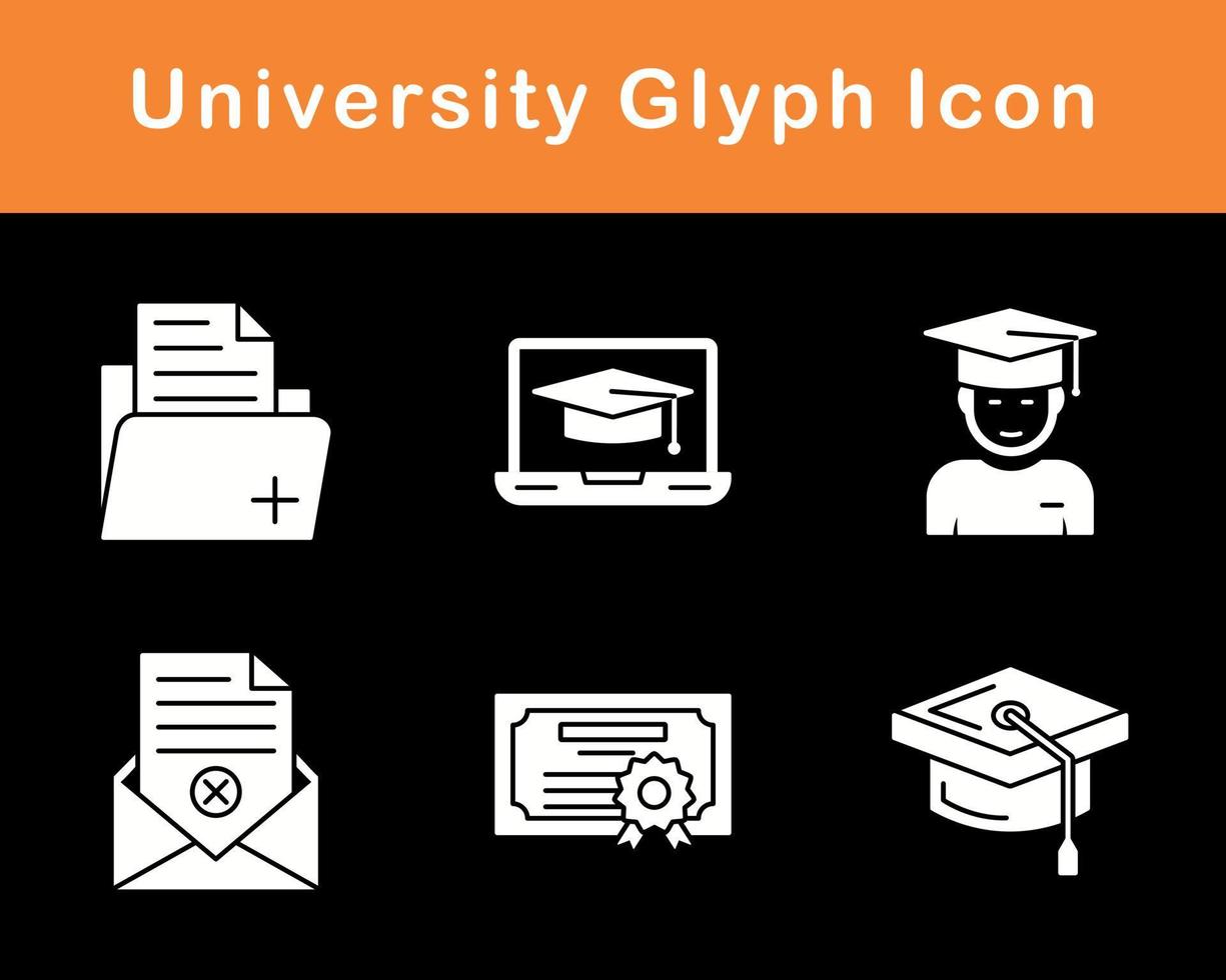 university Vector Icon Set