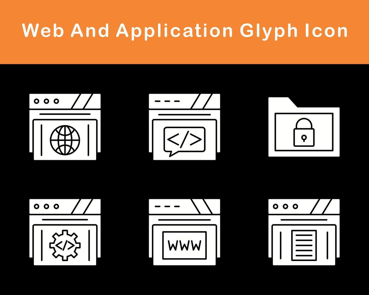 Web And Application Vector Icon Set