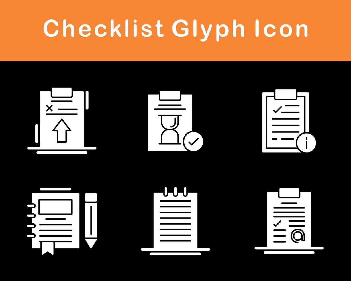 Checklist Vector Icon Set