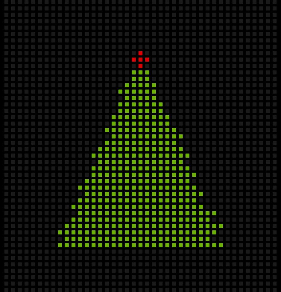 asteriscos en el noche Navidad cielo. un vector ilustración