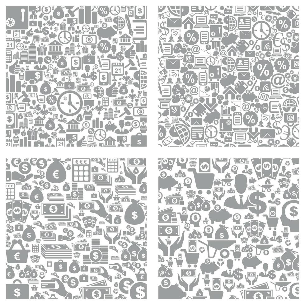 Background on a theme business. A vector illustration