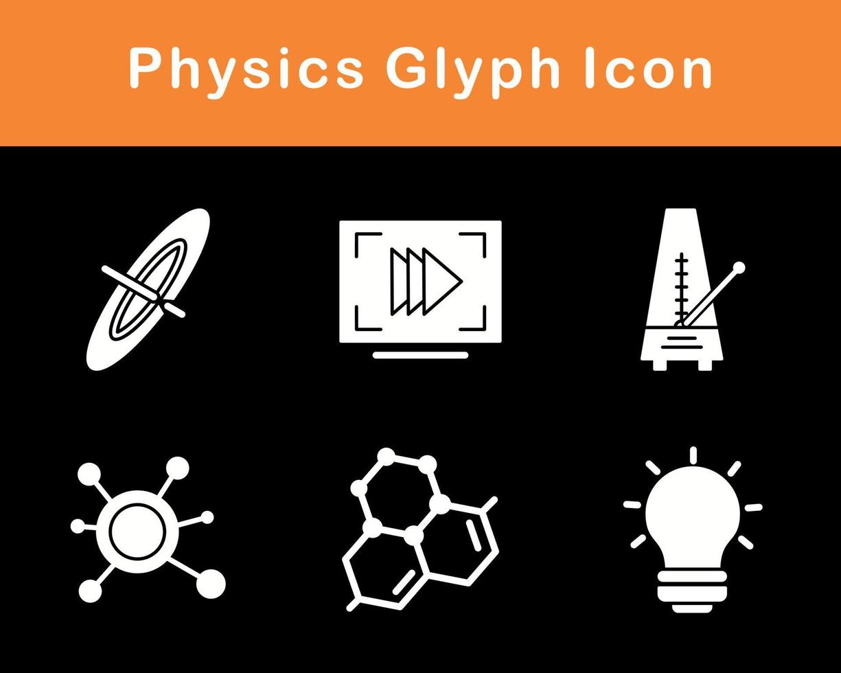 Physics Vector Icon Set