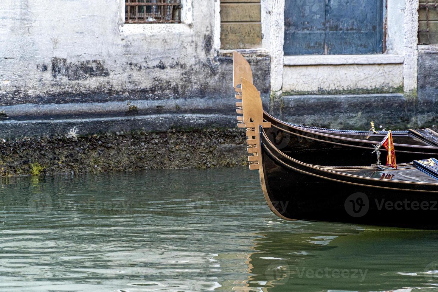 Gondola in Venice detail photo