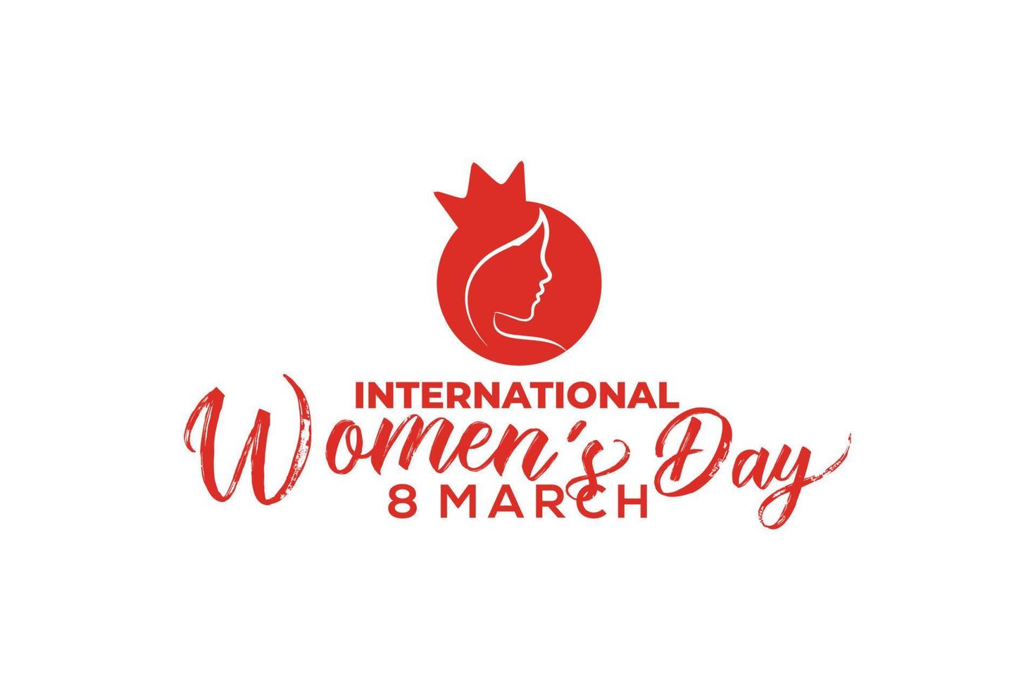 8March International women's day vector