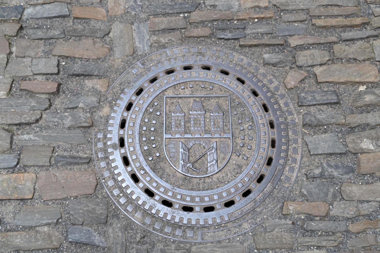 Prague dome caste building detail photo