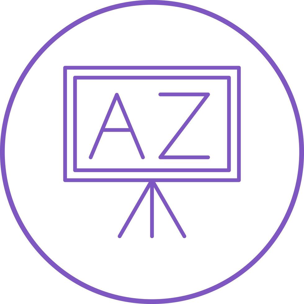 From A To Z Vector Icon