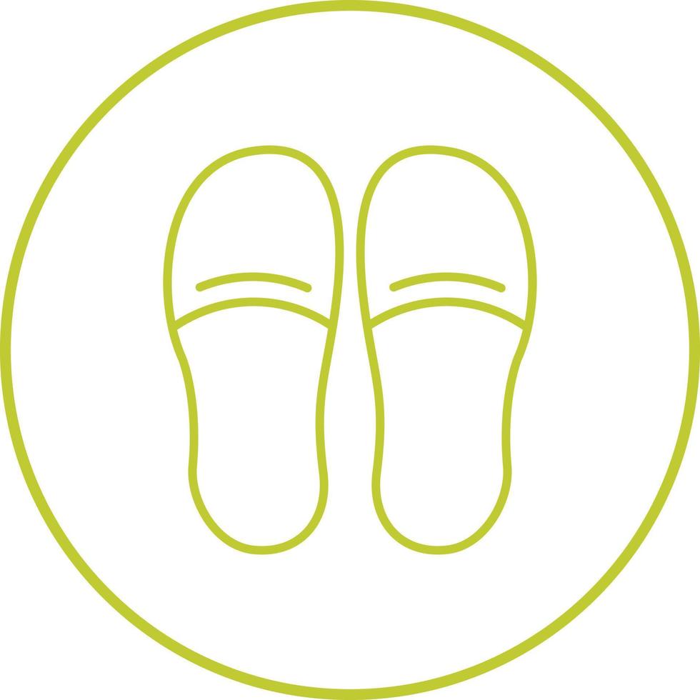 Slippers Vector Icon