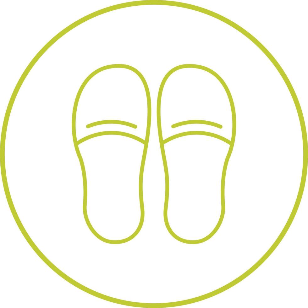 Slippers Vector Icon