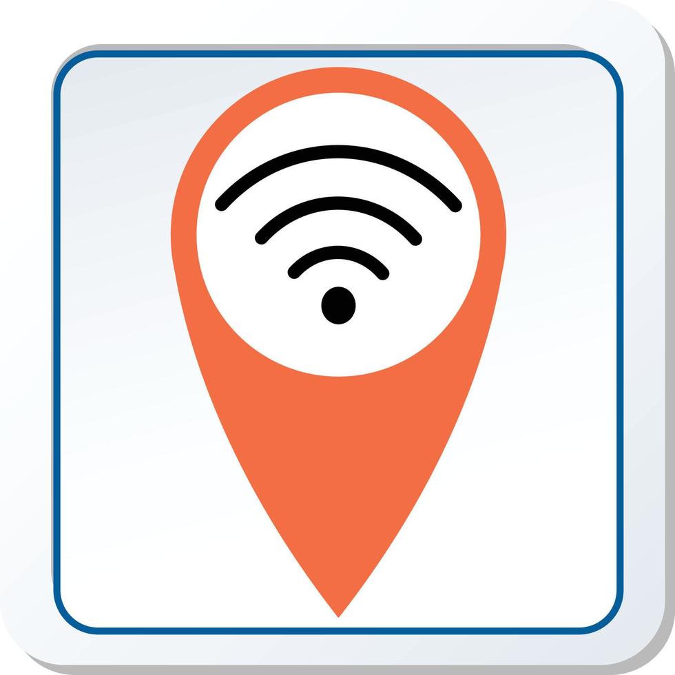 WiFi Navigation Icon Vector Illustration Graphic